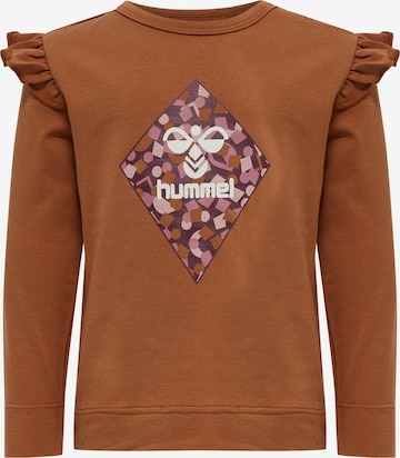 T-Shirt 'Cilja' Hummel en marron : devant