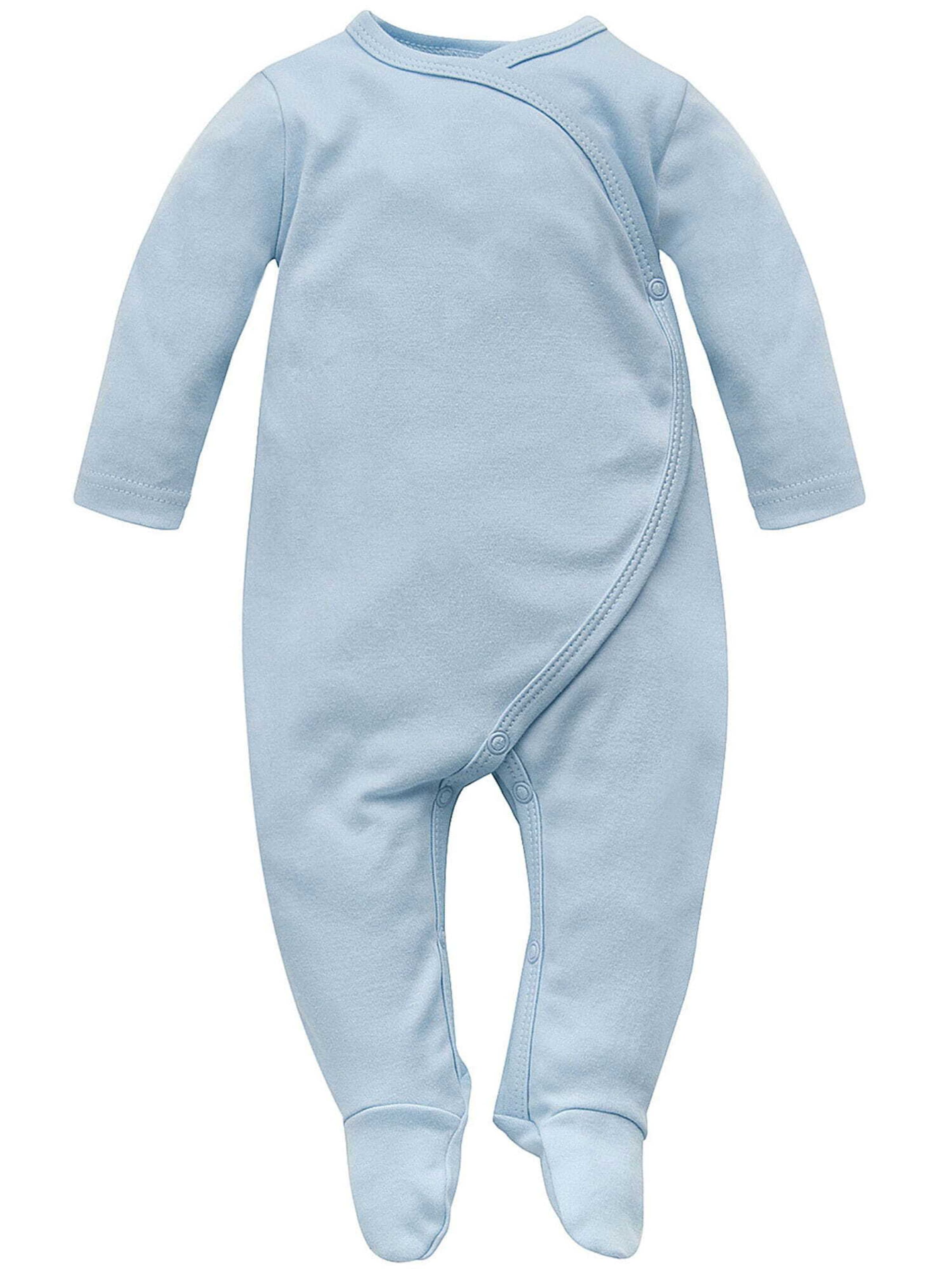 Pinokio Strampler in Blau: Vorderseite