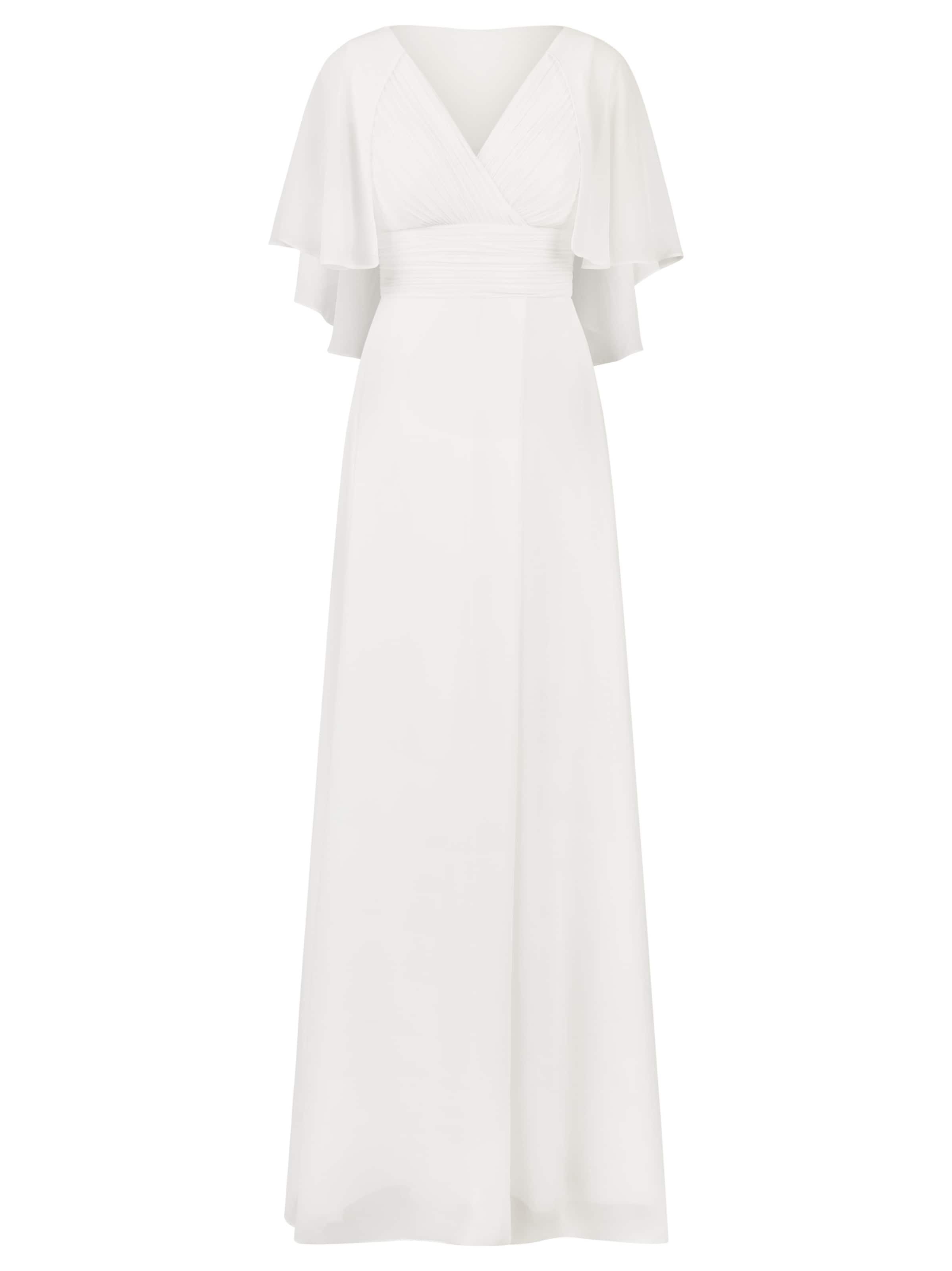 Kraimod - Vestido de noche en blanco: frente