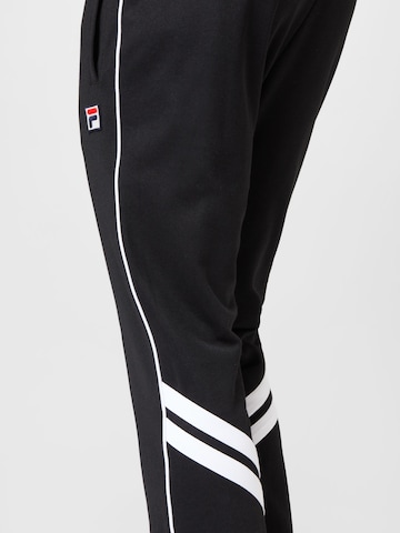 FILA Tapered Sports trousers 'ZVOLEN' in Black