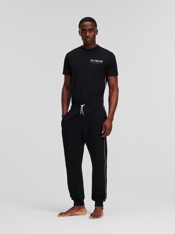 Karl Lagerfeld Tapered Trousers 'Hotel' in Black