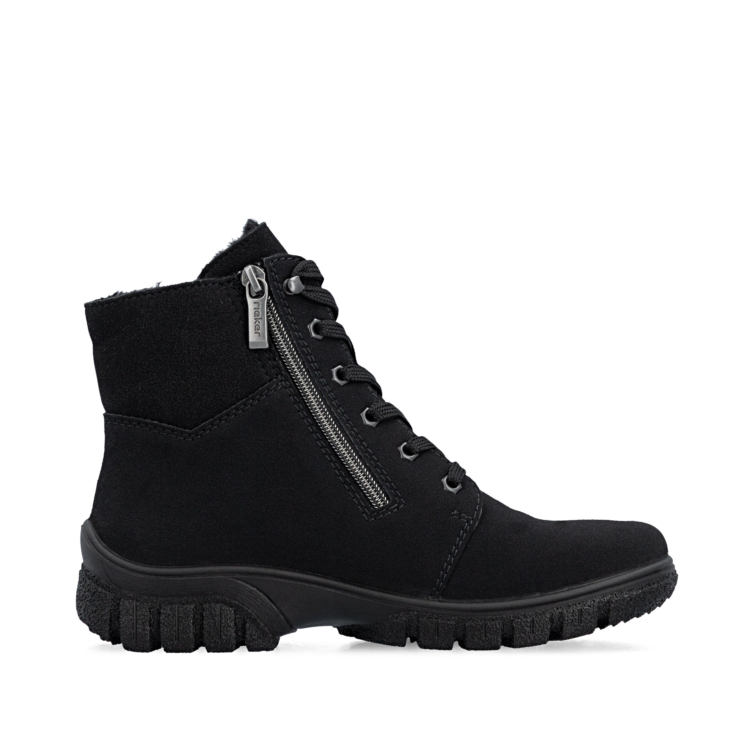Bottines à lacets Rieker en noir
