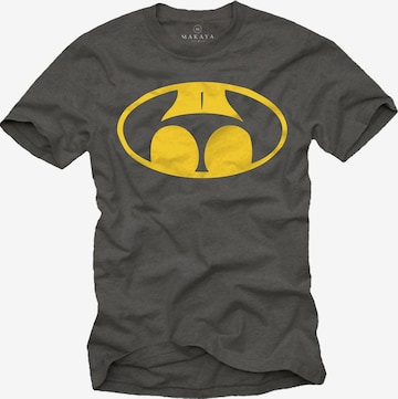 MAKAYA Shirt 'Buttman' in Grey: front