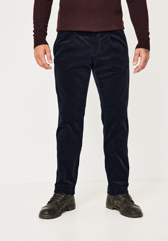 REDPOINT Slim fit Chino Pants in Blue: front