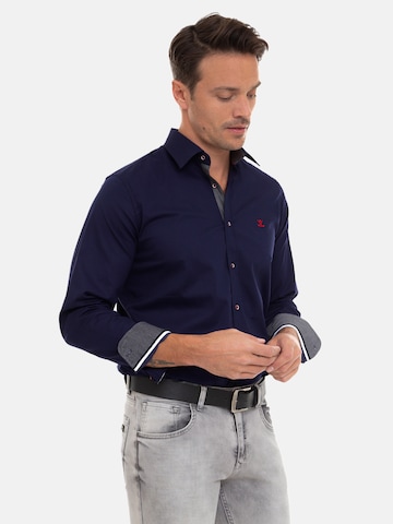 Sir Raymond Tailor Regular fit Overhemd 'Lima' in Blauw