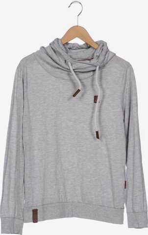 naketano Sweatshirt & Zip-Up Hoodie in L in Grey: front