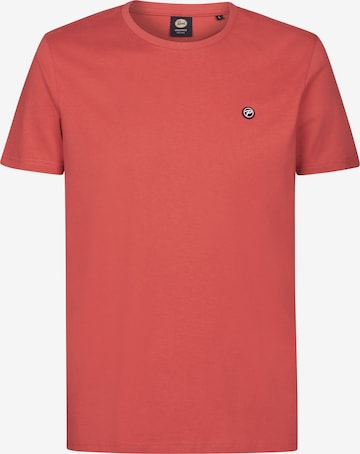 Petrol Industries - Camiseta 'Windward' en rojo: frente