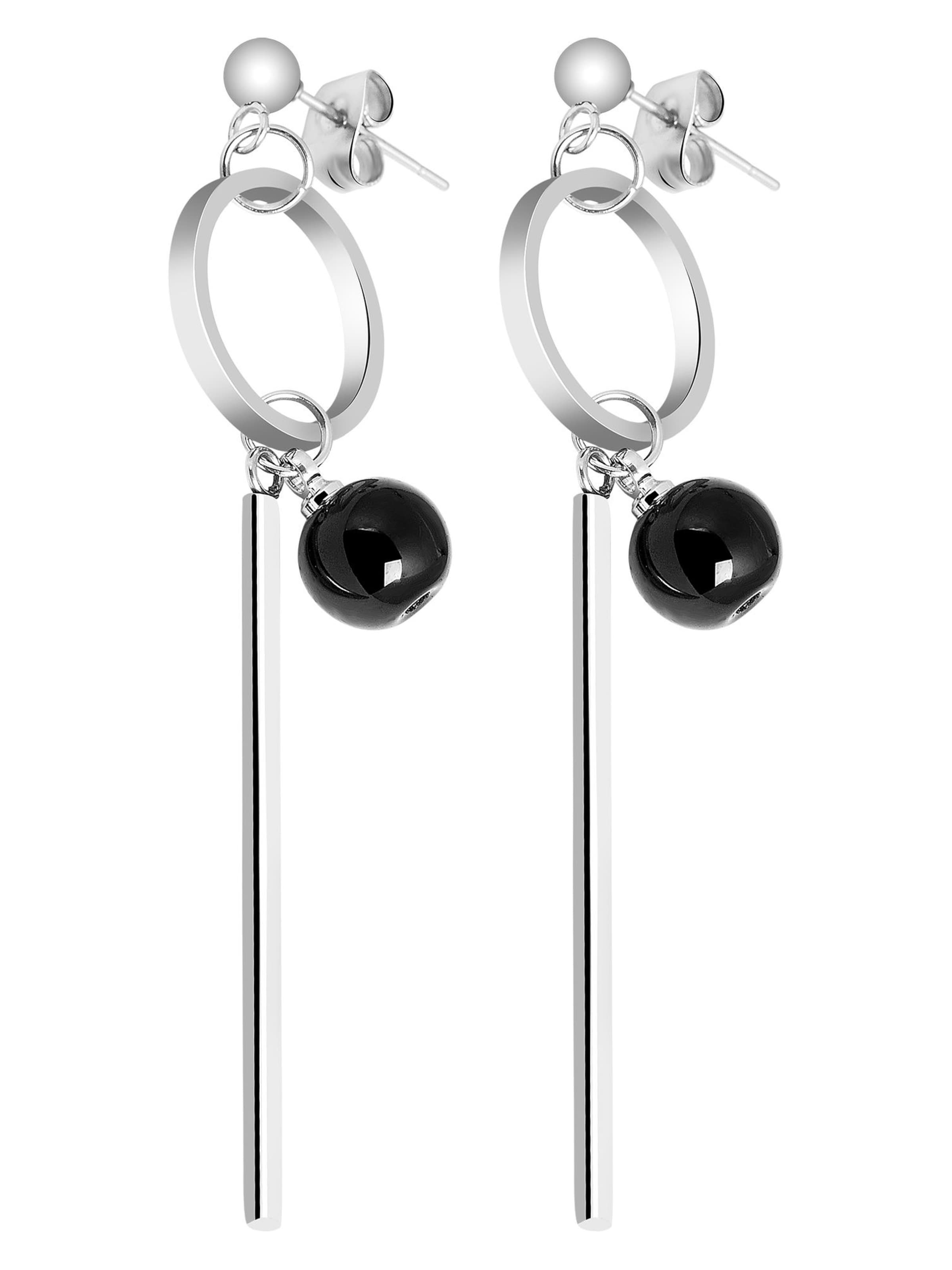 Akzent Earrings 'Julica, silberfarbig, langlebig' in Silver