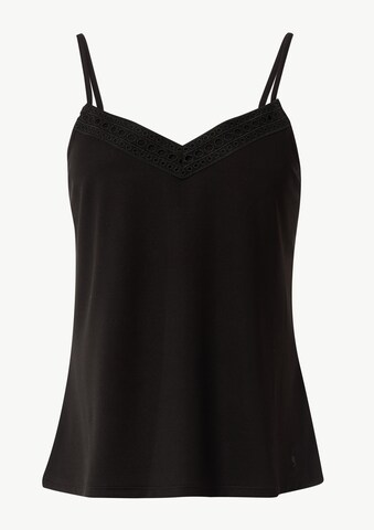 COMMA Top in Zwart: voorkant