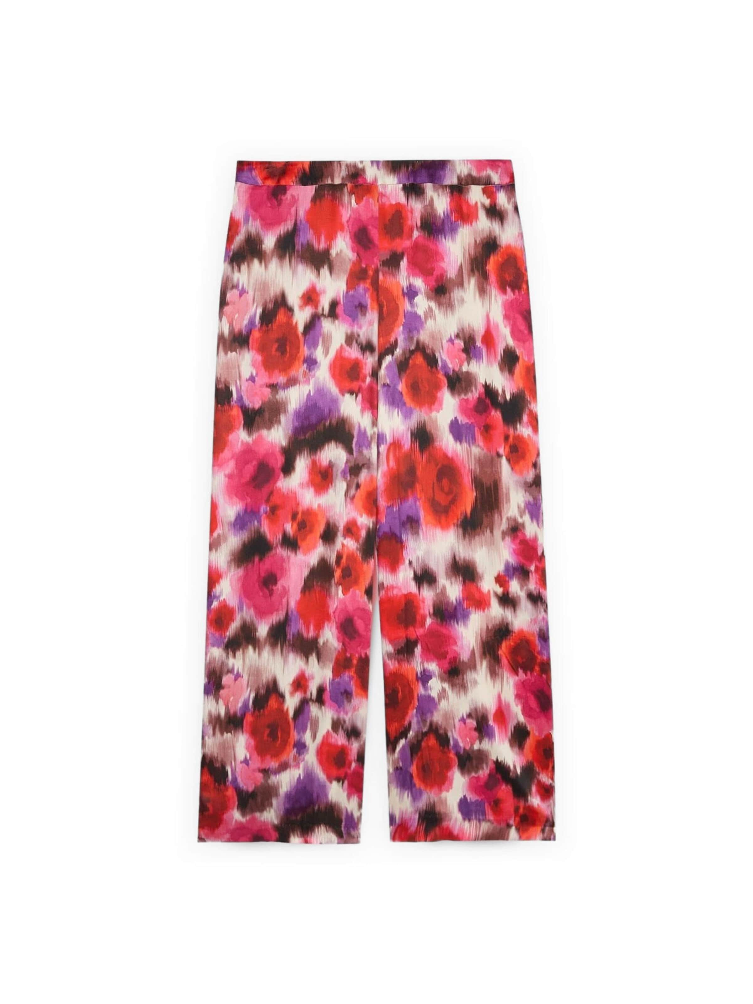 Wide leg Pantaloni di Fiorella Rubino in rosa: frontale