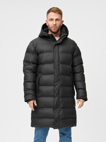 Derbe Winterjacke 'Interholm' in Schwarz: Vorderseite