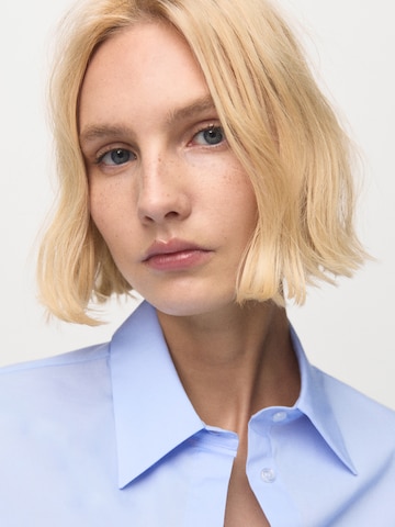 MANGO Blouse 'SOFIA' in Blauw