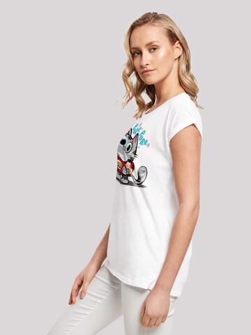 F4NT4STIC Shirt 'Bazinga Kitty' in White