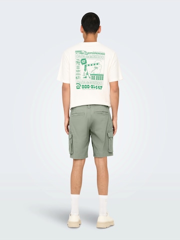 Only & Sons Regular Shorts 'ONSCAM STAGE' in Grün