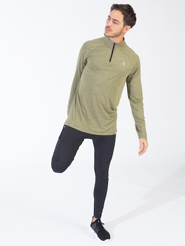 Spyder Αθλητική μπλούζα φούτερ σε πράσινο