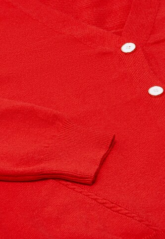 YASANNA Knit Cardigan in Red