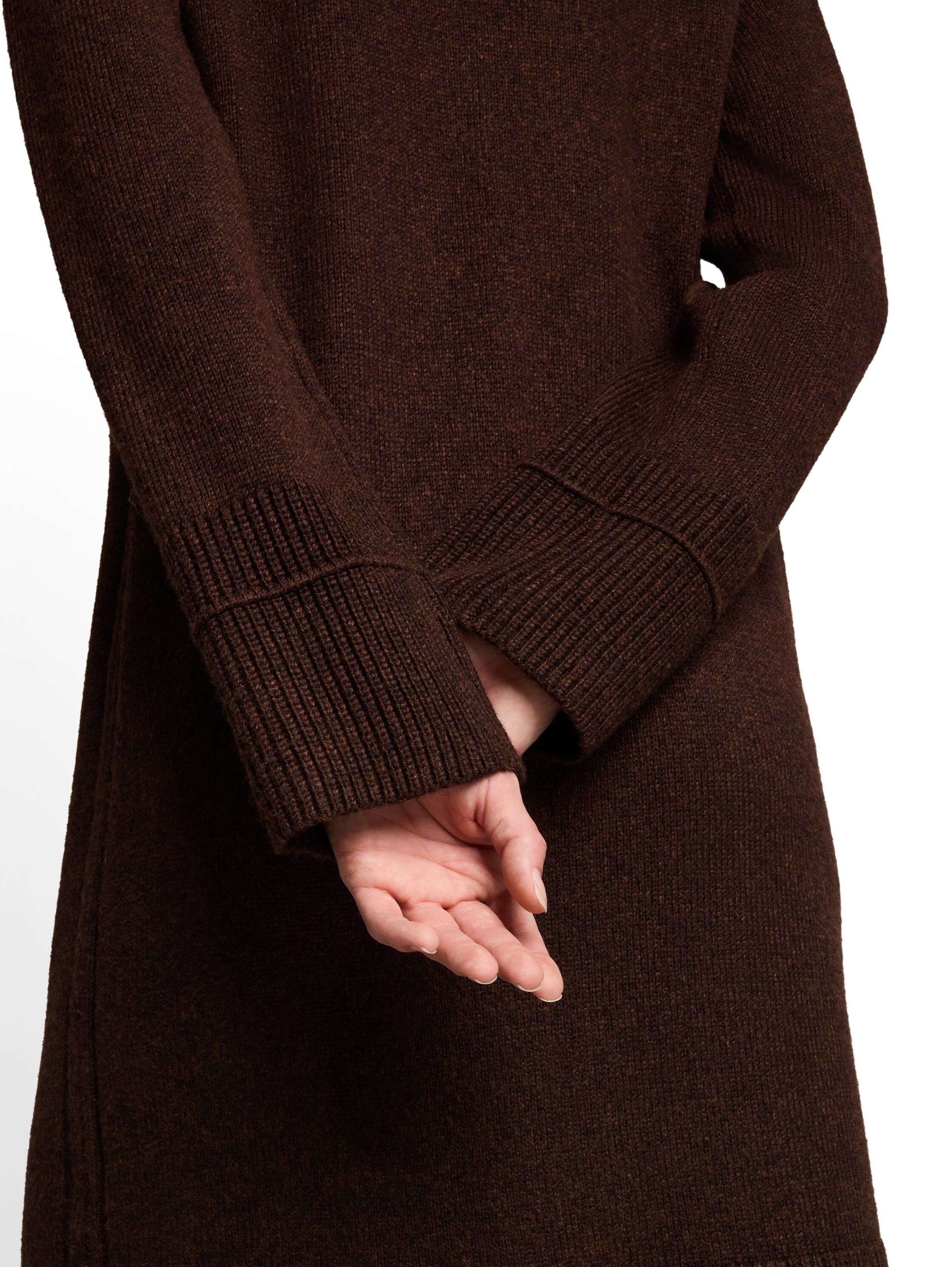 TOM TAILOR Kleid in Braun