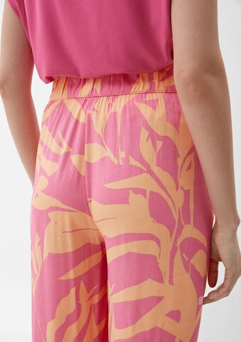 s.Oliver Wide leg Broek in Oranje