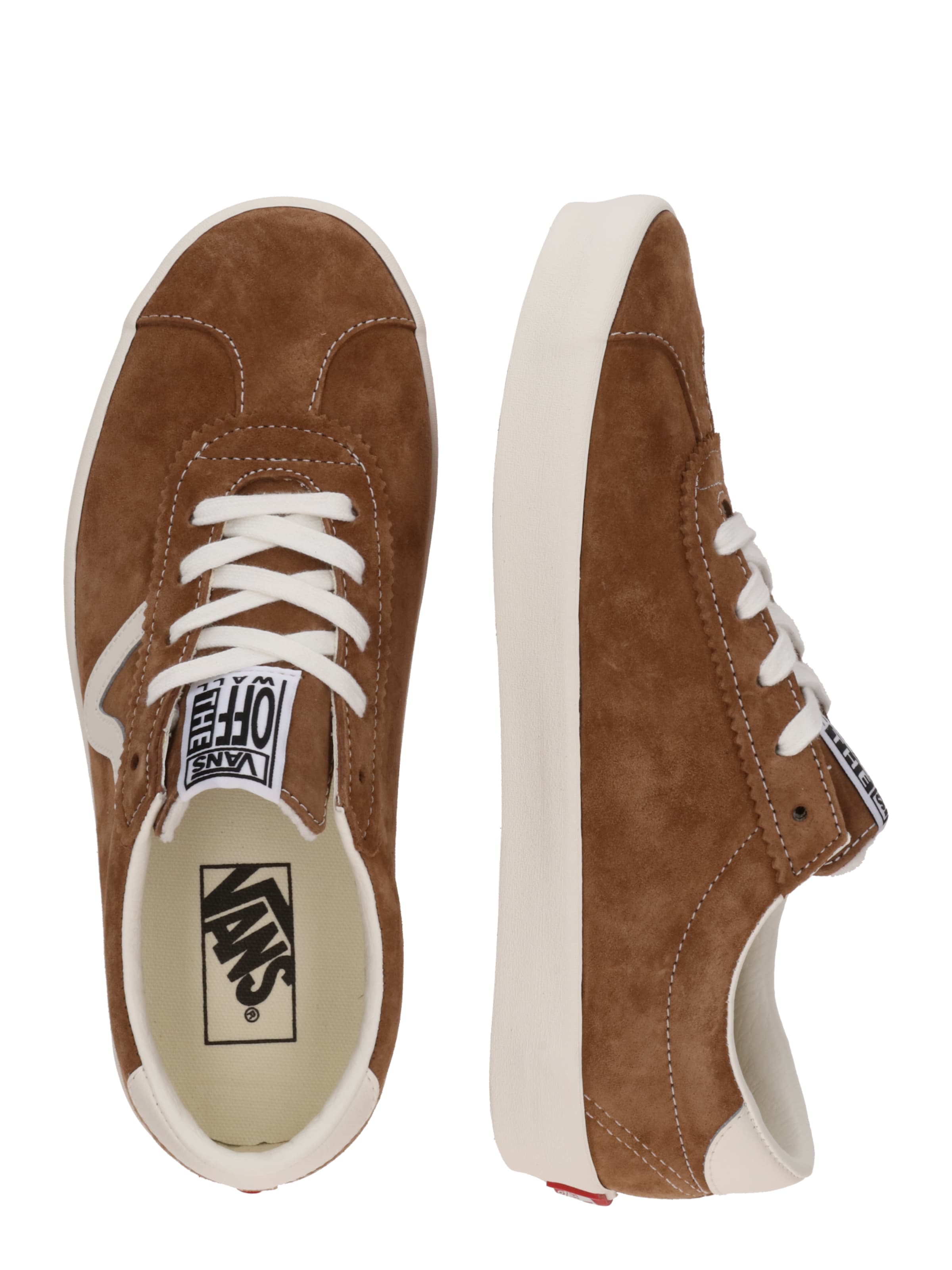 VANS Низкие кроссовки в Коричневый: сбоку