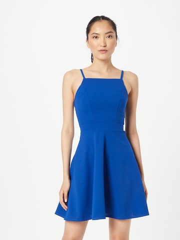 WAL G. Dress 'TAN' in Blue: front