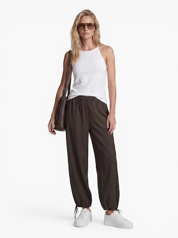 VERO MODA Tapered Broek 'VMLeia' in Bruin