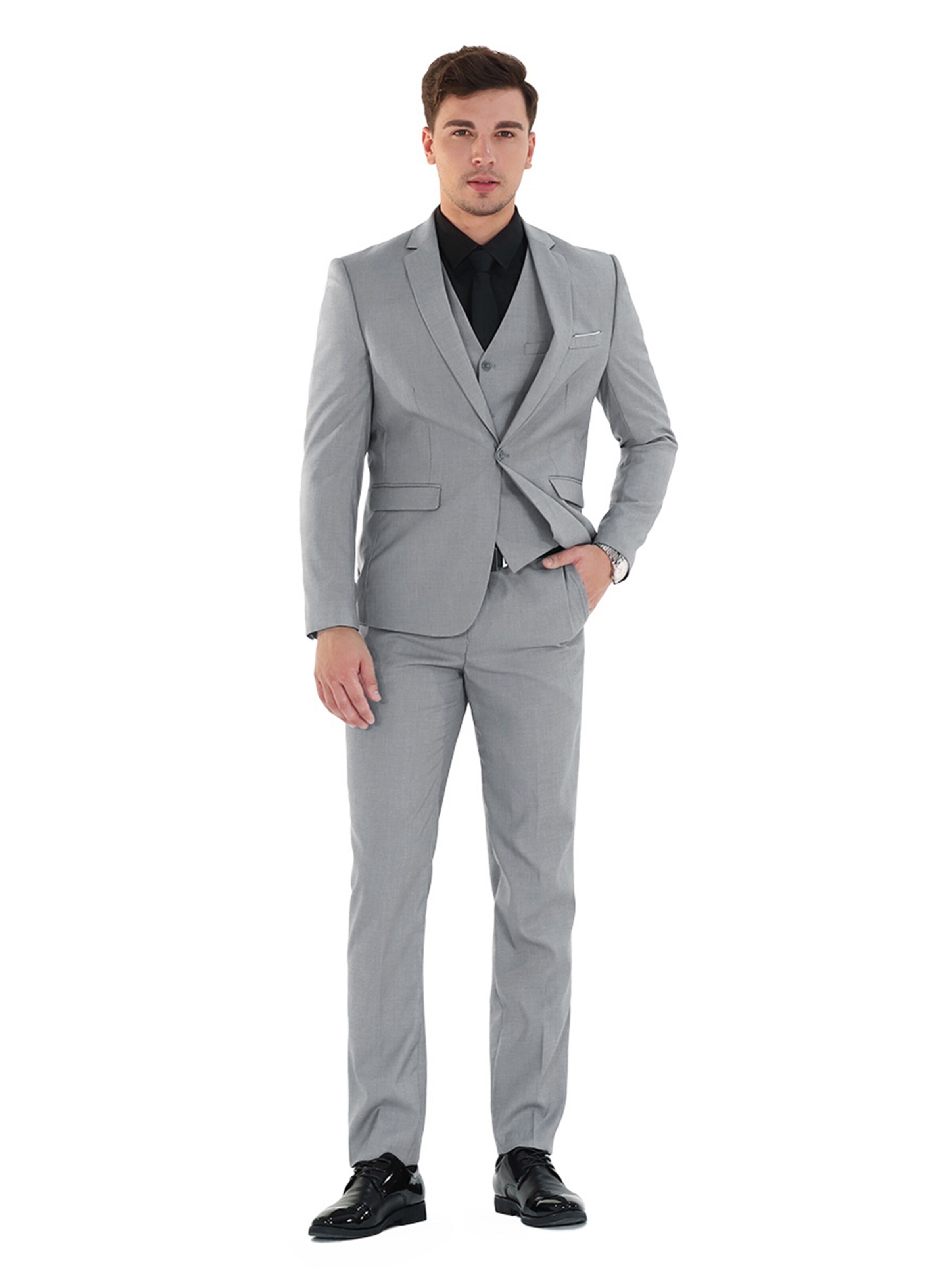 Youthup Slim fit Suit in Grey