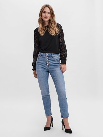 Tapered Jeans 'Brenda' de la VERO MODA pe albastru