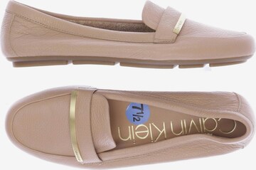 Calvin Klein Flats & Loafers in 38,5 in Beige: front