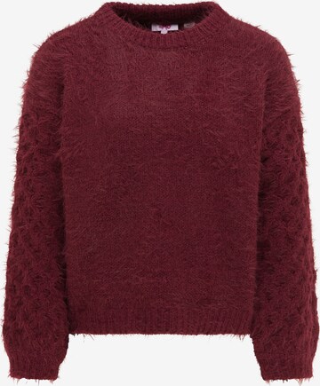 Pull-over MYMO en rouge : devant