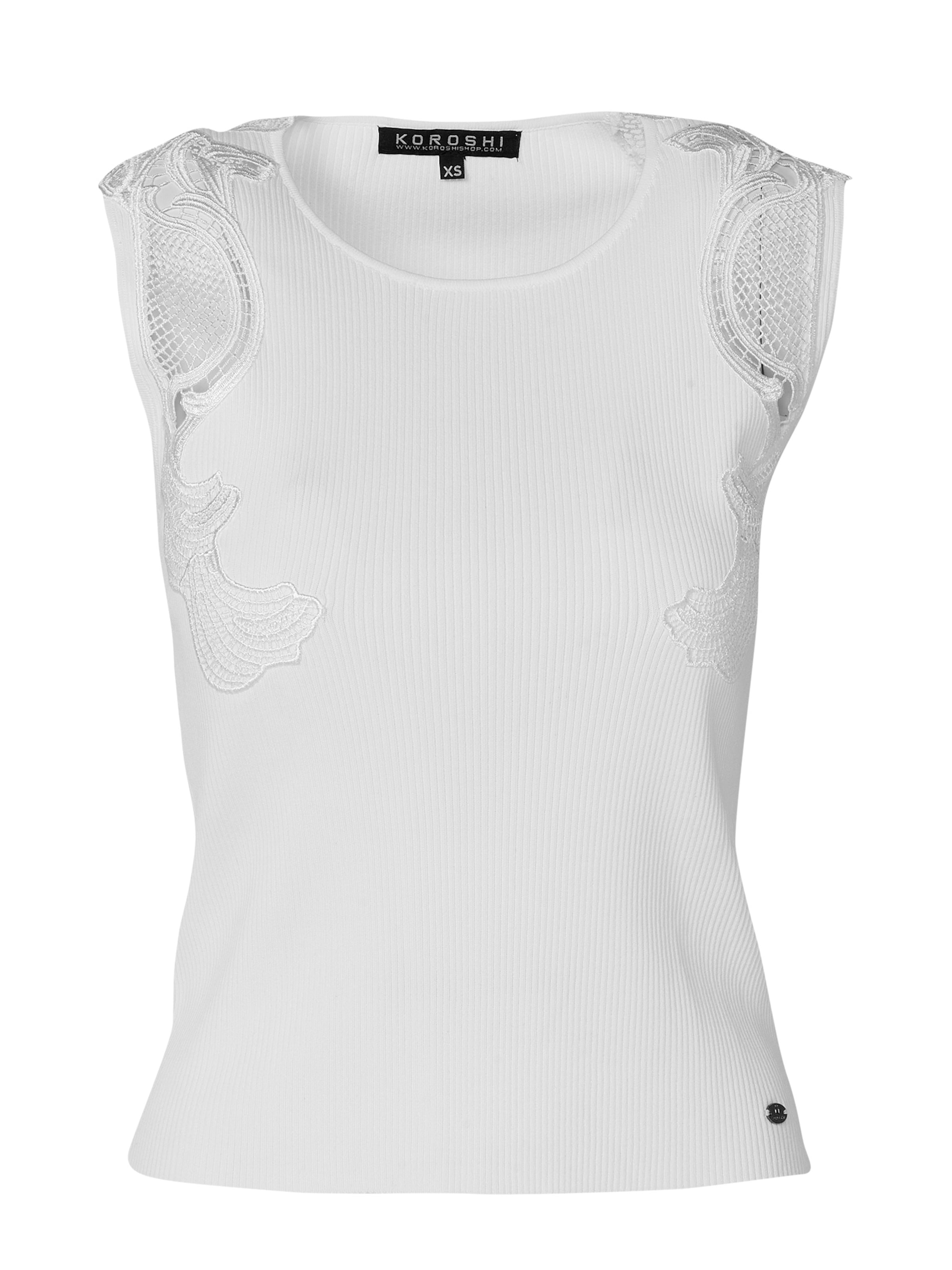 Haut KOROSHI en blanc : devant