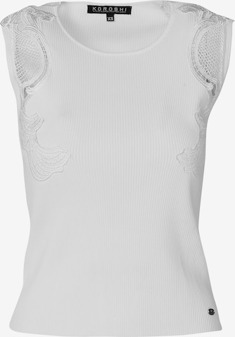 balta KOROSHI Palaidinė be rankovių: priekis