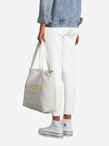 AllSaints Μεγάλη τσάντα σε λευκό