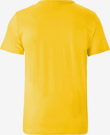 LOGOSHIRT Shirt 'Leibniz Keks' in Yellow