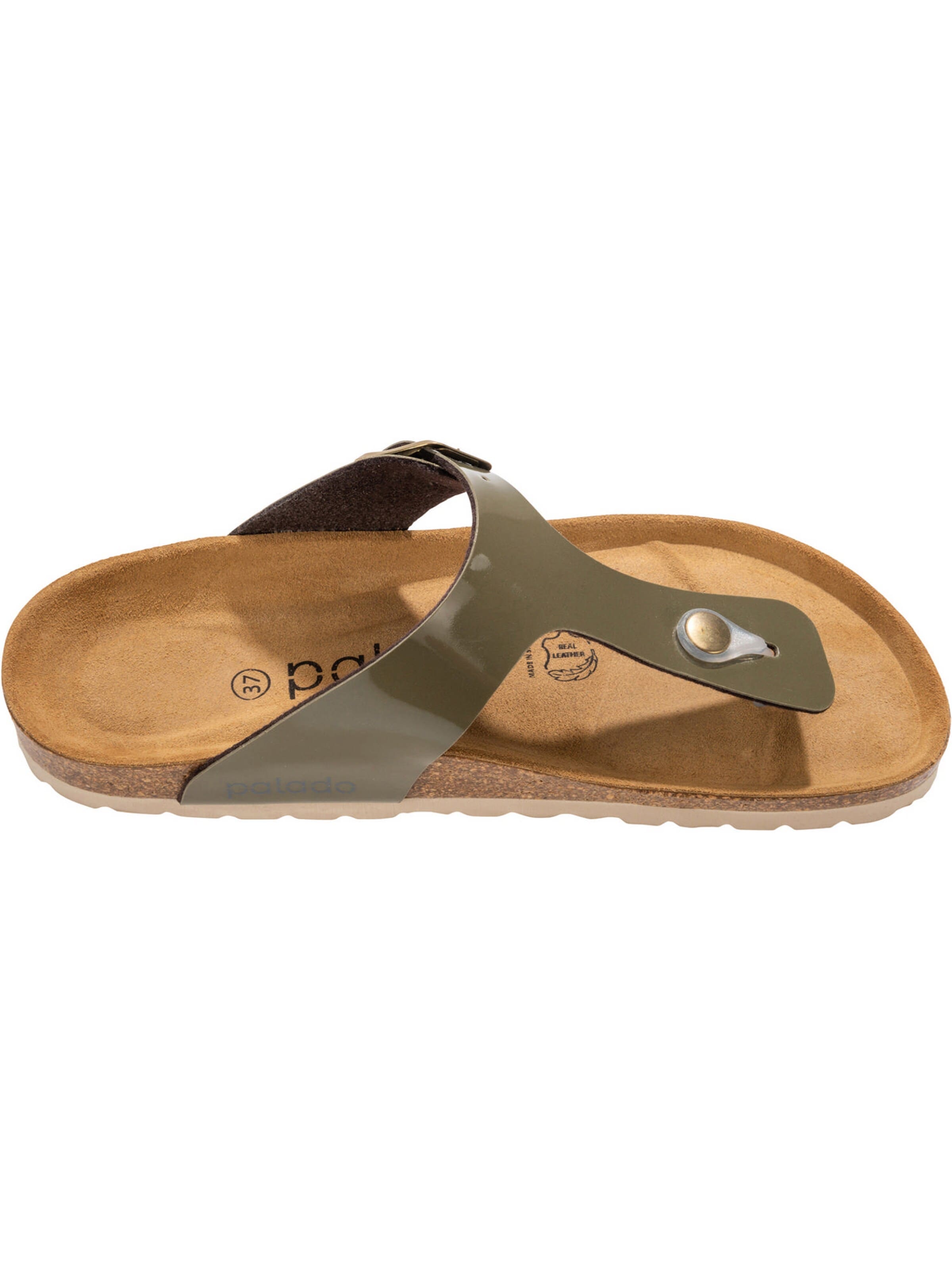 Palado - Sandalias de dedo 'Kos Lack' en verde