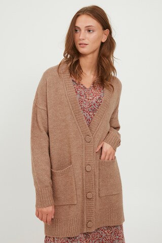 b.young Strickjacke 'BYOKIRA' in Beige: predná strana