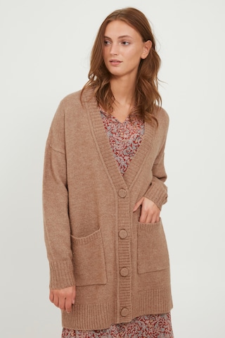 b.young Oversized vest 'BYOKIRA' in Beige: voorkant