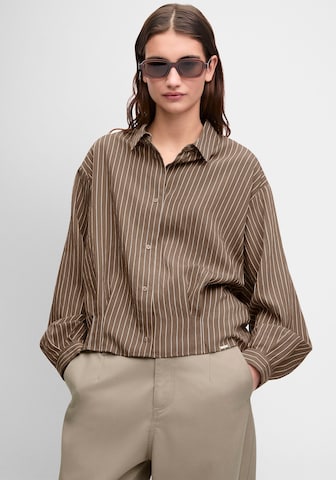 CINQUE Bluse in Braun: Vorderseite