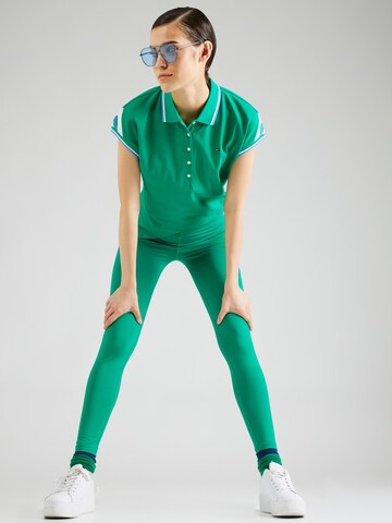 TOMMY HILFIGER Skinny Workout Pants 'ESSENTIALS' in Green