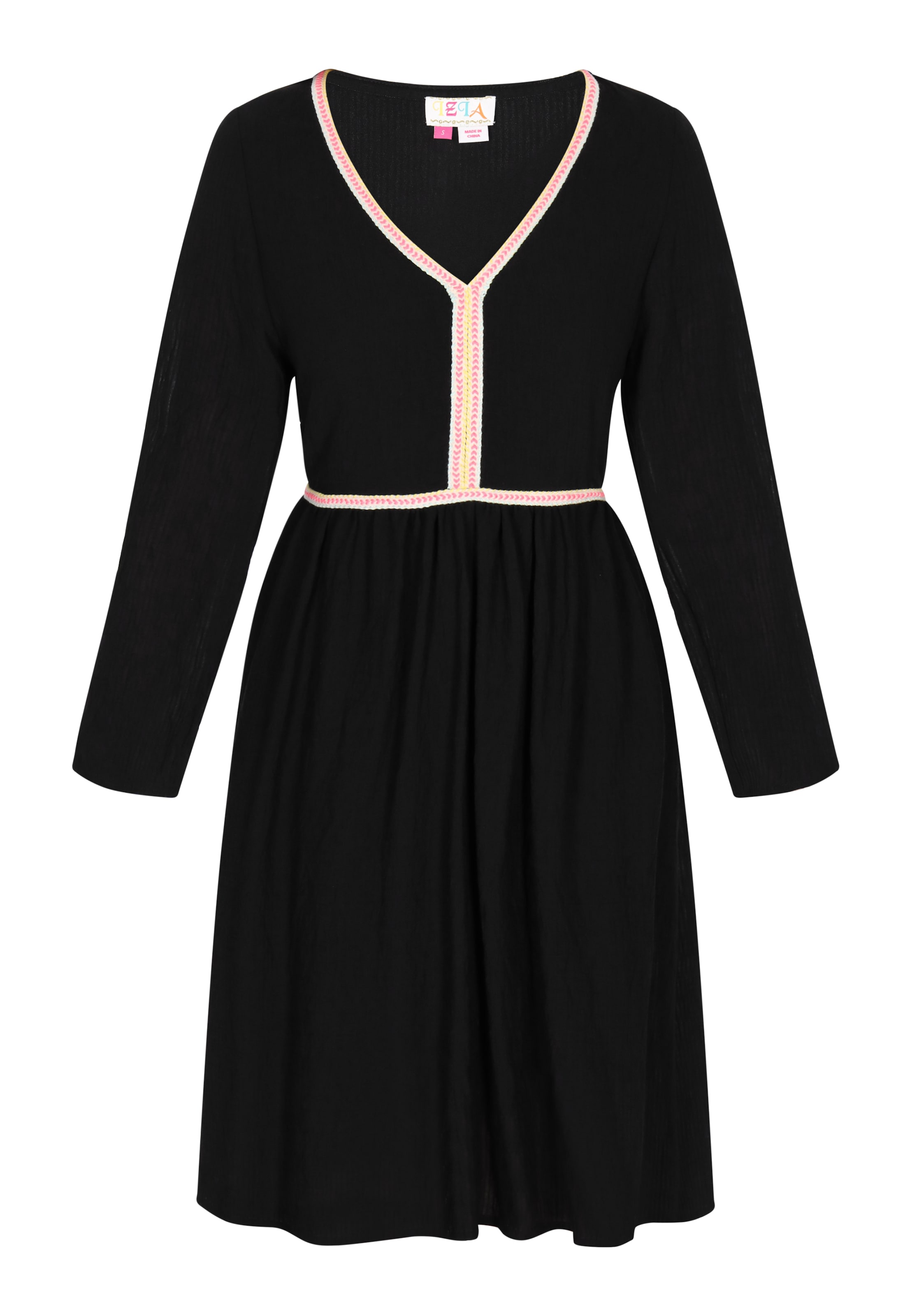 IZIA Рокля 'Festival' в черно: отпред