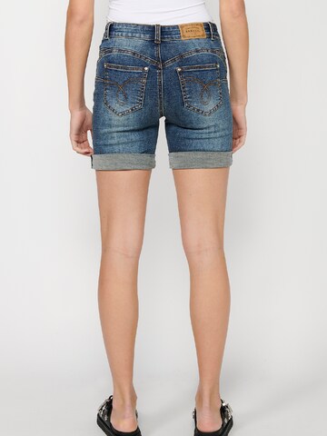 KOROSHI Regular Shorts in Blau