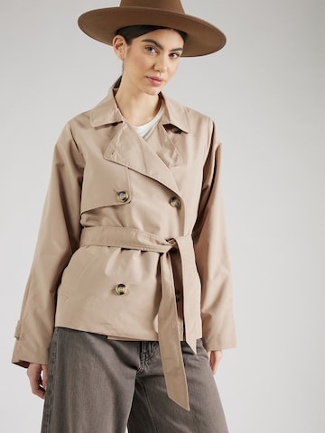 VERO MODA Between-Seasons Coat 'Zoa' in Beige: front