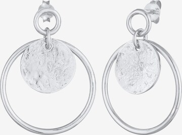 ELLI Earrings 'Geo' in Silver: front