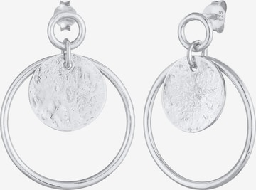 Boucles d'oreilles 'Geo' ELLI en argent : devant