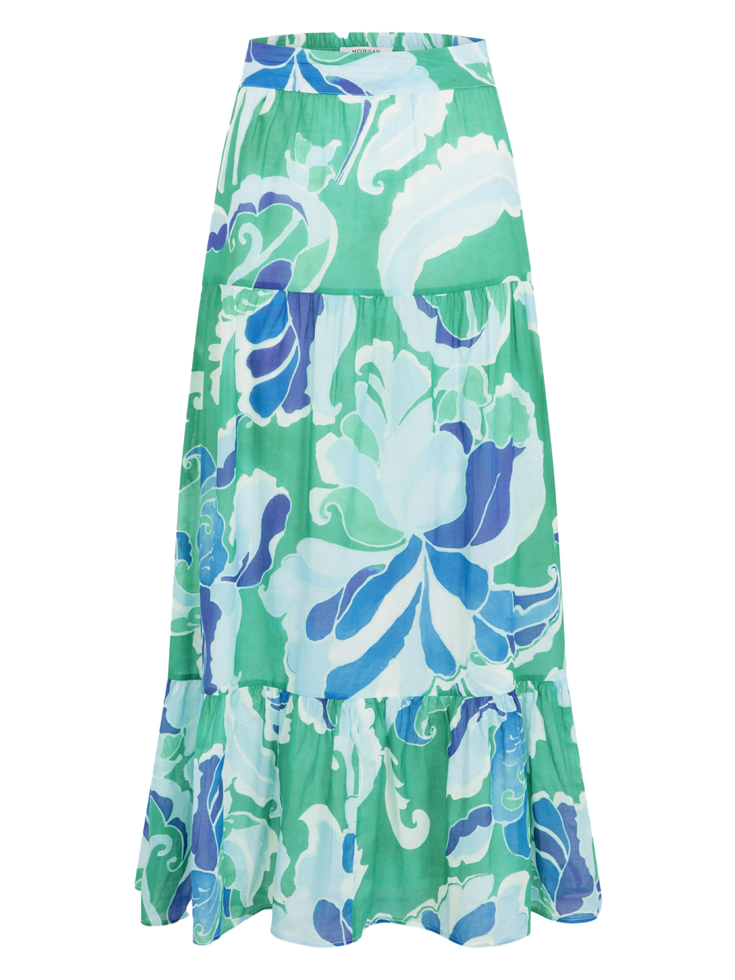 Morgan Φούστα σε πράσινο: μπροστά