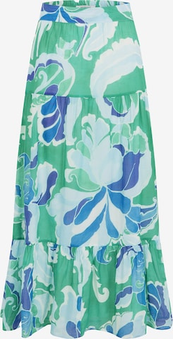 zaļš Morgan Svārki: no priekšpuses