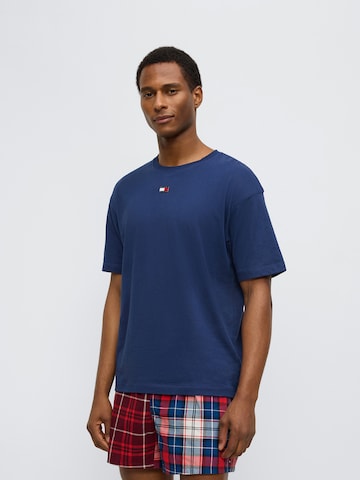 Tommy Hilfiger Underwear Pyžamo krátké – modrá: přední strana