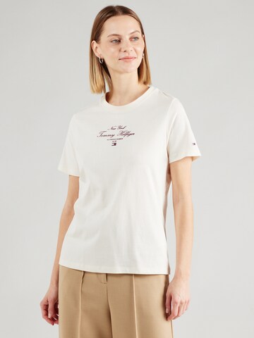 Maglietta di TOMMY HILFIGER in bianco: frontale