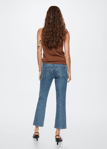 MANGO Bootcut Farmer 'Kylie' - kék