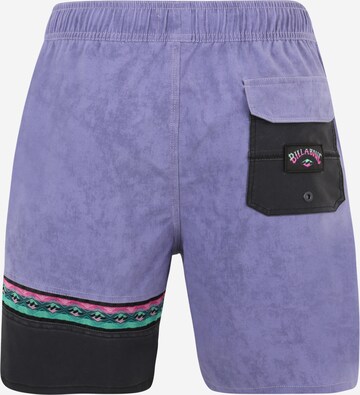 Boardshorts 'BURLEIGH' BILLABONG en violet