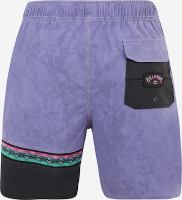 BILLABONG Surffishortsit 'BURLEIGH' värissä lila